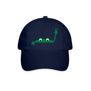 Frog face - Casquette classique - bleu/bleu - Devant
