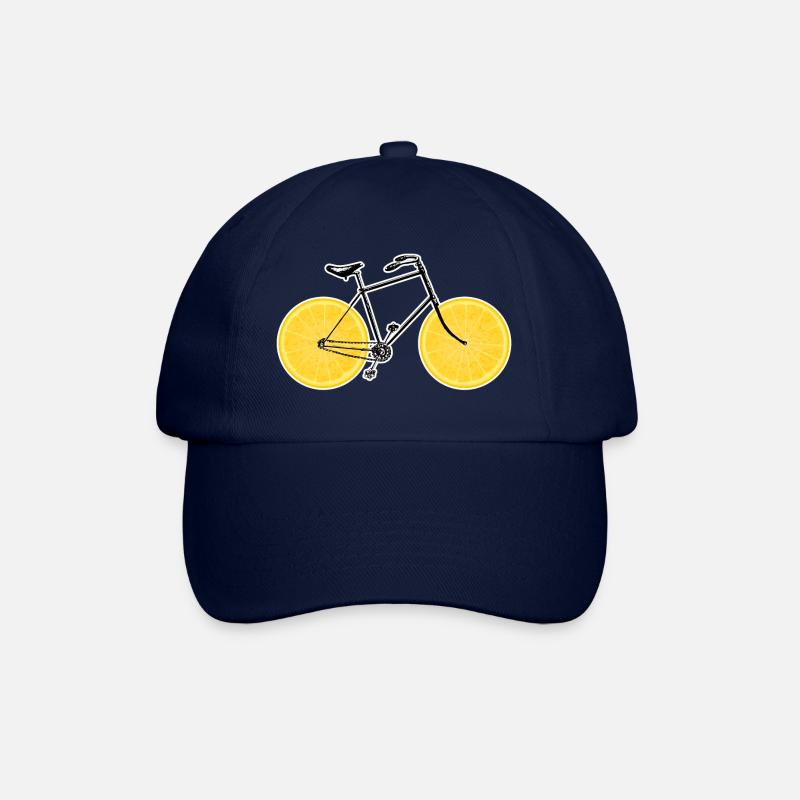 Bicycle lemon - Baseball Cap - blue/blue