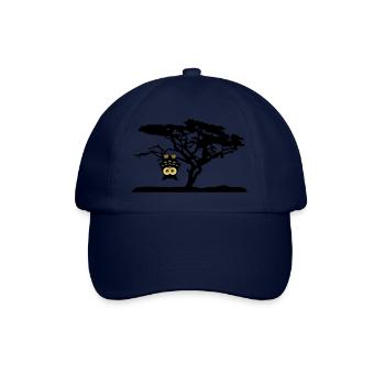 Owl Tree Hanging upside Different - Baseball Cap - blue/blue - Front