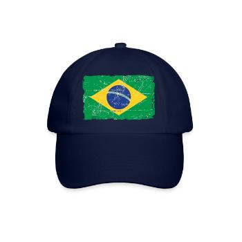 Brazil Vintage Flag - Casquette classique - bleu/bleu - Devant
