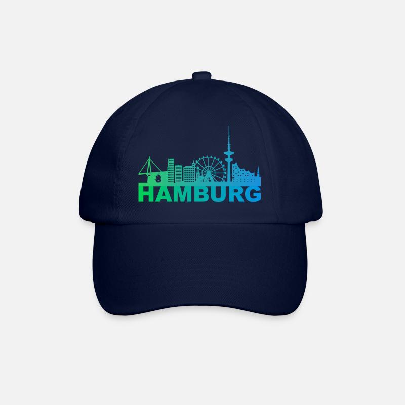 HAMBURG GREEN BLUE - Baseballkappe - Blau/Blau