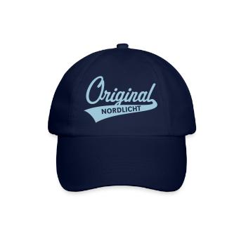 Original Nordlicht (Norddeutsch / Nordisch / 1C) - Baseballkappe - Blau/Blau - Vorne
