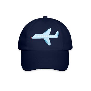 Flugzeug - Baseballkappe - Blau/Blau - Vorne