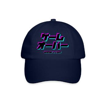 GAME OVER - Baseballkappe - Blau/Blau - Vorne