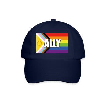 Ally Intersex Inclusive Pride Progress Pride Flag - Baseball Cap - blue/blue - Front
