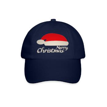 Merry Christmas - Baseballkappe - Blau/Blau - Vorne