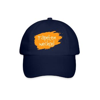 Tapetenwechsel orange - Baseballkappe - Blau/Blau - Vorne