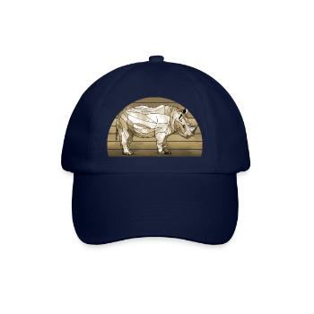 Nashorn - Baseballkappe - Blau/Blau - Vorne