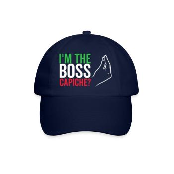 I'm The Boss Capiche - Baseball Cap - blue/blue - Front