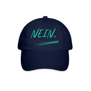 Nein Punkt - Baseballkappe - Blau/Blau - Vorne