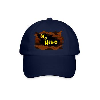 MY HERO graffiti - Baseball Cap - blue/blue - Front