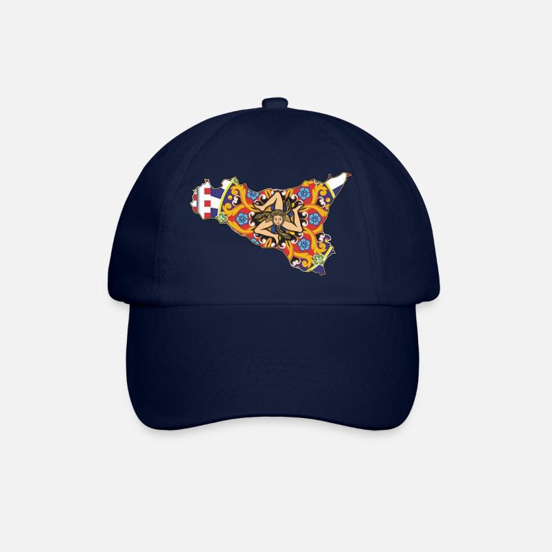 Sicile Majolica - Casquette classique - bleu/bleu