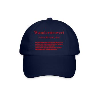 Wanderstrovert Définition randonnée introvertie - Casquette classique - bleu/bleu - Devant