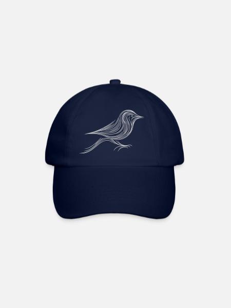 Oiseau - Casquette classique - bleu/bleu