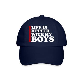 Life Is Better With My Boys - Baseball Cap - blue/blue - Front