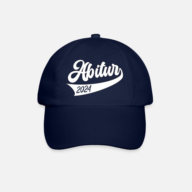 Abitur 2024 | Abi 24 | Schulabschluss Abiturienten - Baseballkappe - Blau/Blau