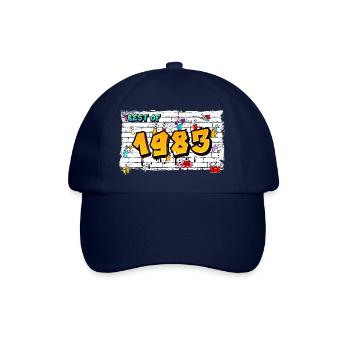 Best of 1983 Graffiti – 42 Jahre Vintage Cool - Baseballkappe - Blau/Blau - Vorne