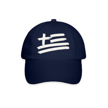 Griechenland Flagge - Baseballkappe - Blau/Blau - Vorne