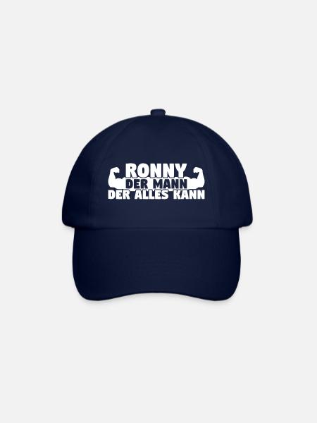 Ronny Der Mann Der Alles kann - Baseballkappe - Blau/Blau