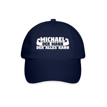 Michael Der Mann Der Alles kann - Baseballkappe - Blau/Blau - Vorne
