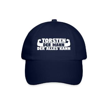Torsten Der Mann Der Alles kann - Baseballkappe - Blau/Blau - Vorne