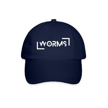 Worms - Baseball Cap - blue/blue - Front