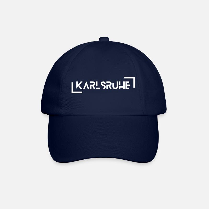 Karlsruhe - Baseballkappe - Blau/Blau