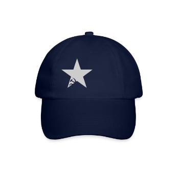 звезда - серп и молот - Baseballkappe - Blau/Blau - Vorne