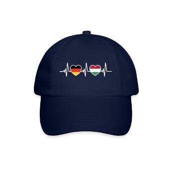 Germany Hungary German Hungarian flag - Baseball Cap - blue/blue - Front