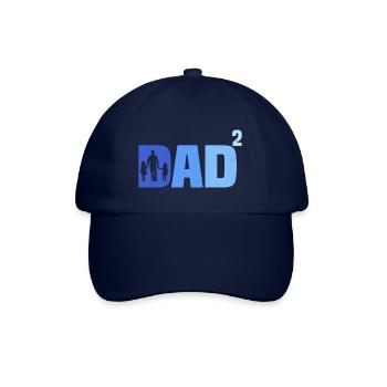 Father of Two Daughters Gift Dad Daughters - Baseball Cap - blue/blue - Front