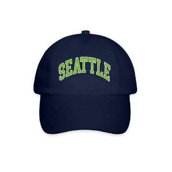 Seattle - Baseball Cap - blue/blue - Front