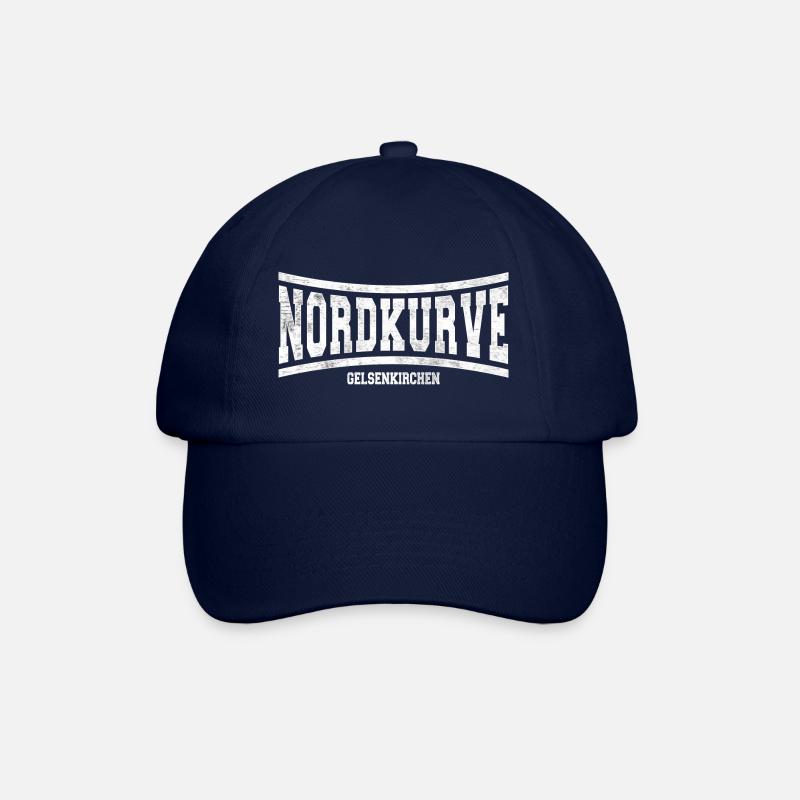 Nordkurve Gelsenkirchen Geschenkidee - Baseballkappe - Blau/Blau