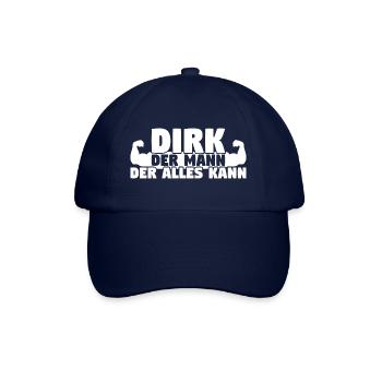 Dirk Der Mann Der Alles kann - Baseballkappe - Blau/Blau - Vorne