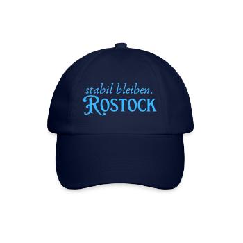 Stabil bleiben Rostock - Baseballkappe - Blau/Blau - Vorne