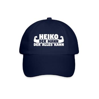 Heiko Der Mann Der Alles kann - Baseballkappe - Blau/Blau - Vorne