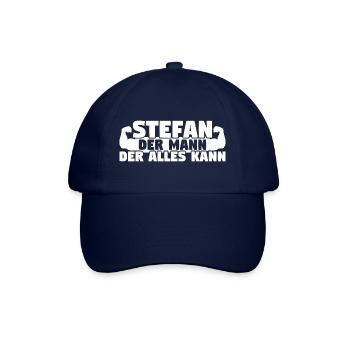Stefan Der Mann Der Alles kann - Baseballkappe - Blau/Blau - Vorne