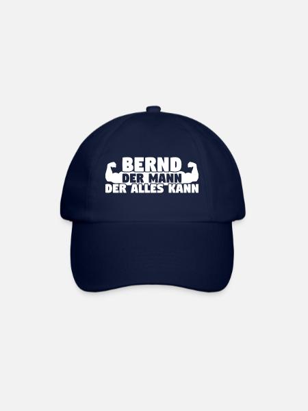 Bernd Der Mann Der Alles kann - Baseballkappe - Blau/Blau