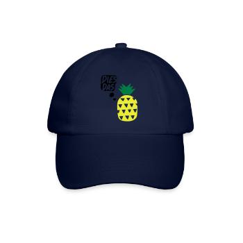 Dies, das, Ananas! Tasse - Baseballkappe - Blau/Blau - Vorne