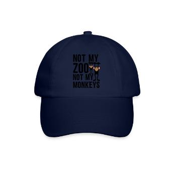 not my Zoo not my Monkeys 1 - Baseball Cap - blue/blue - Front