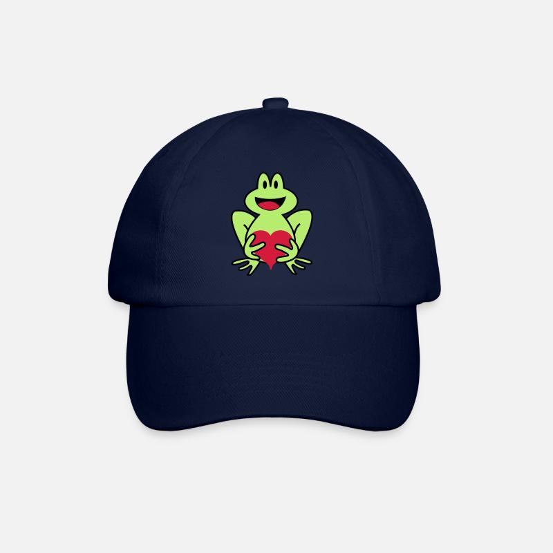 frosch - Baseballkappe - Blau/Blau