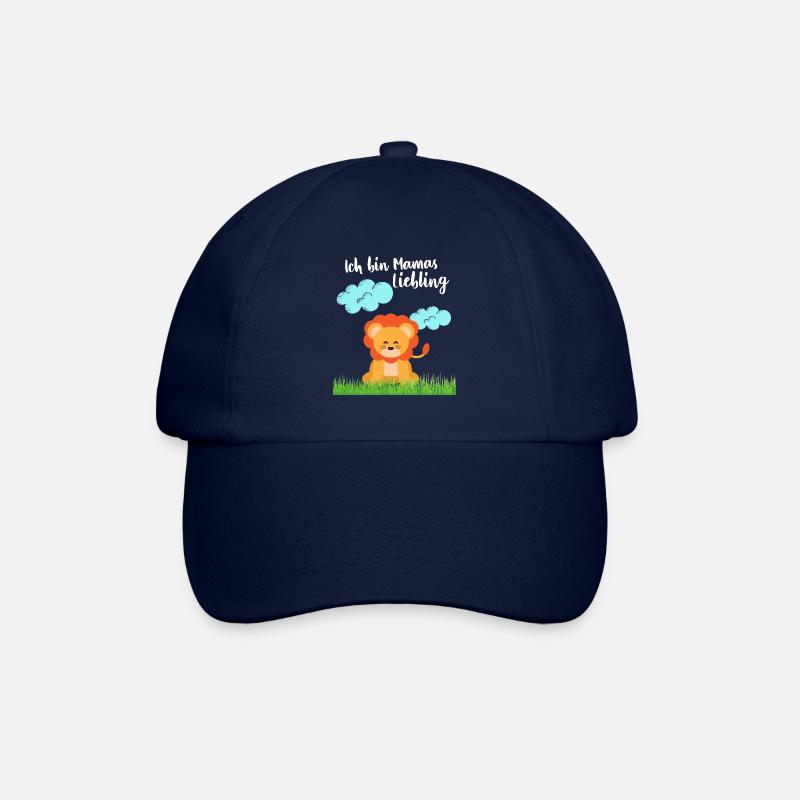 Mamas Liebling Löwe - Baseballkappe - Blau/Blau