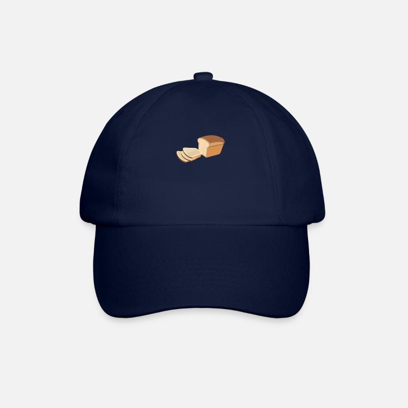 Bread write bread Toast bread - Baseball Cap - blue/blue