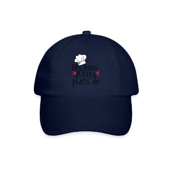 les bons petits plats - Casquette classique - bleu/bleu - Devant
