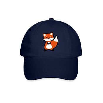 Tierkind Fuchs Geschenkidee animal child fox gift - Baseballkappe - Blau/Blau - Vorne