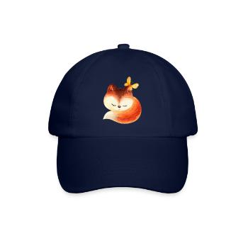 Fuchs Füchse Foxy Waldtier niedlich Rotfuchs süß - Baseballkappe - Blau/Blau - Vorne