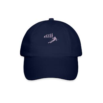 Ski skiers Skiing - Baseball Cap - blue/blue - Front