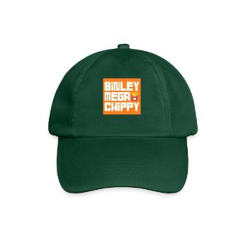 BINLEY Mega chippy - Baseball Cap - bottle green - Front