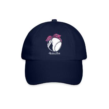 Baseball Mom - Baseballkappe - Blau/Blau - Vorne