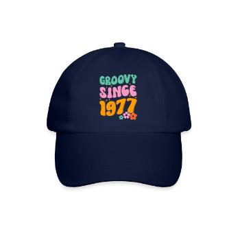 Groovy Hippie depuis 1977 - Casquette classique - bleu/bleu - Devant