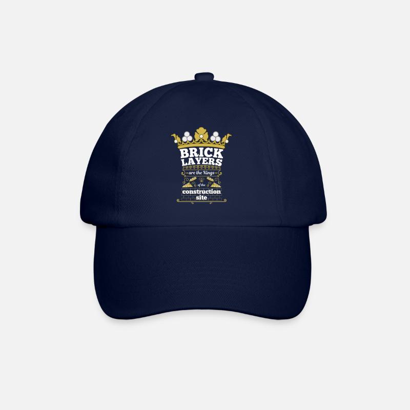 les maçons sont les rois du site de construction - Casquette classique - bleu/bleu